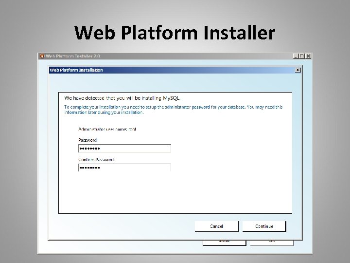 Web Platform Installer 