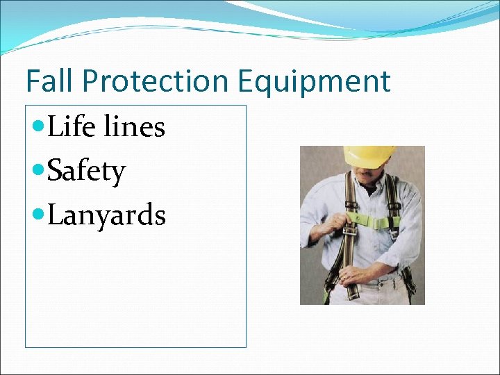 Fall Protection Equipment Life lines Safety Lanyards 