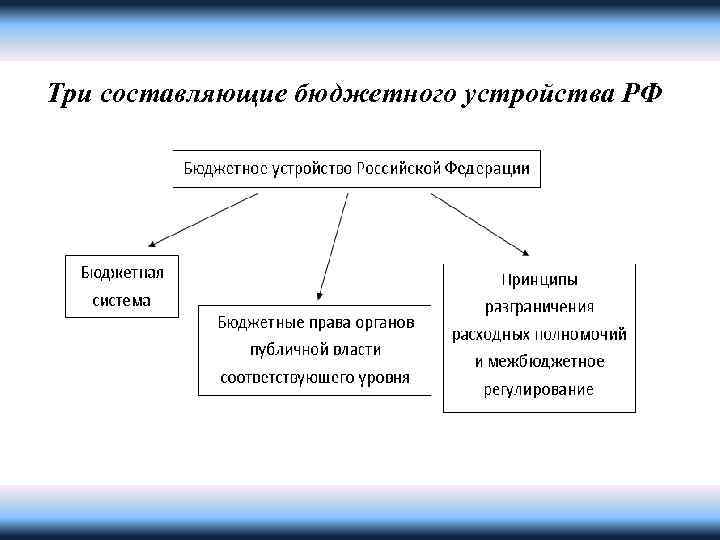 Схема бюджетного устройства рф