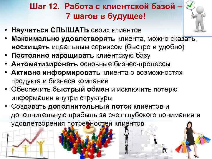 Шаг 12. Работа с клиентской базой – 7 шагов в будущее! • Научиться СЛЫШАТЬ