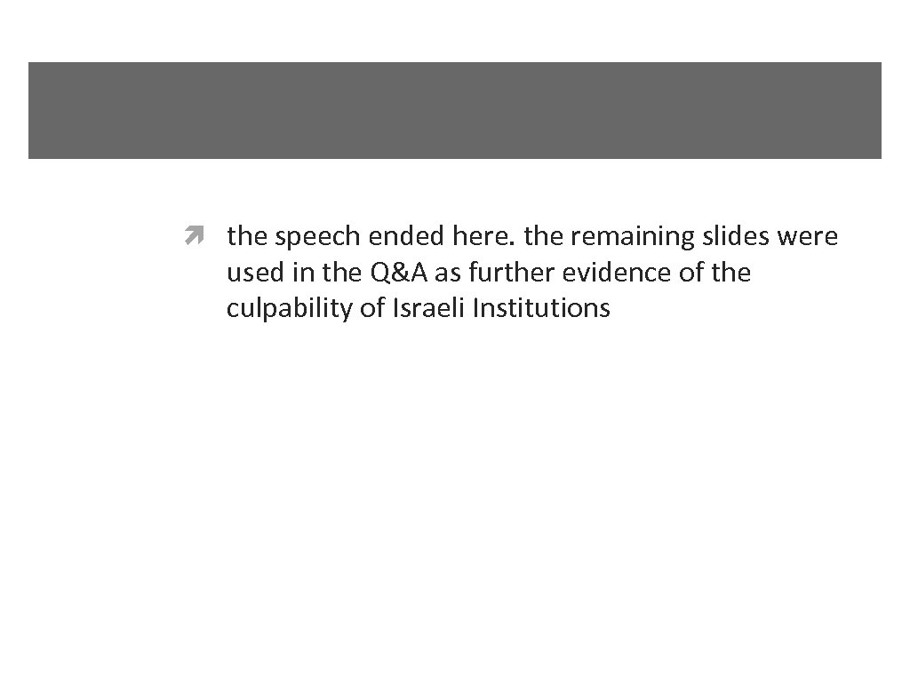 ì the speech ended here. the remaining slides were used in the Q&A as