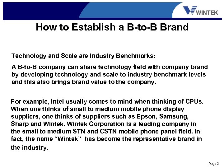 How To Establish A B-to-B Brand With Oligopoly