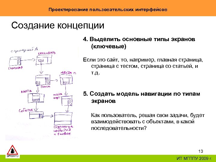 Выделение главной информации