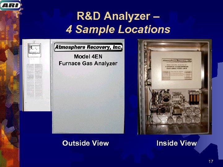 R&D Analyzer – 4 Sample Locations Model 4 EN Furnace Gas Analyzer Outside View