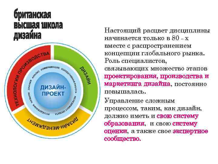 Настоящий расцвет дисциплины начинается только в 80 – х вместе с распространением концепции глобального