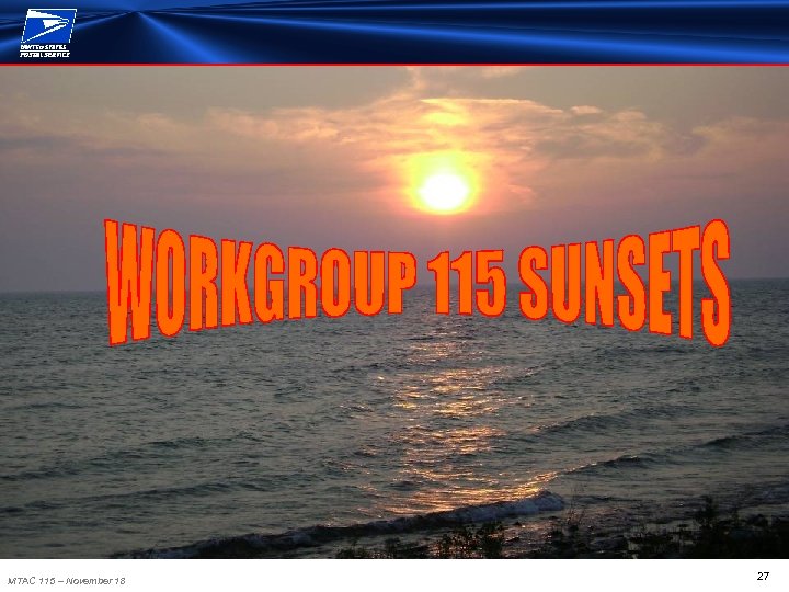 MTAC 115 – November 18 27 