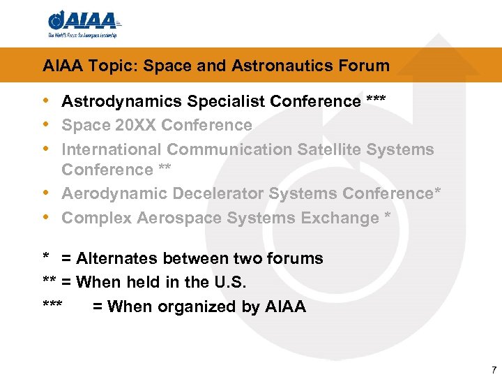 AIAA Topic: Space and Astronautics Forum • Astrodynamics Specialist Conference *** • Space 20