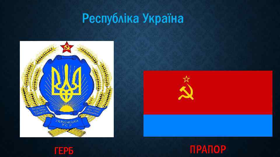 Республіка Україна ГЕРБ ПРАПОР 