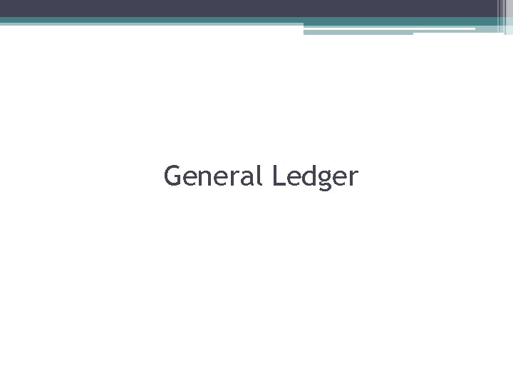 General Ledger Men 13 