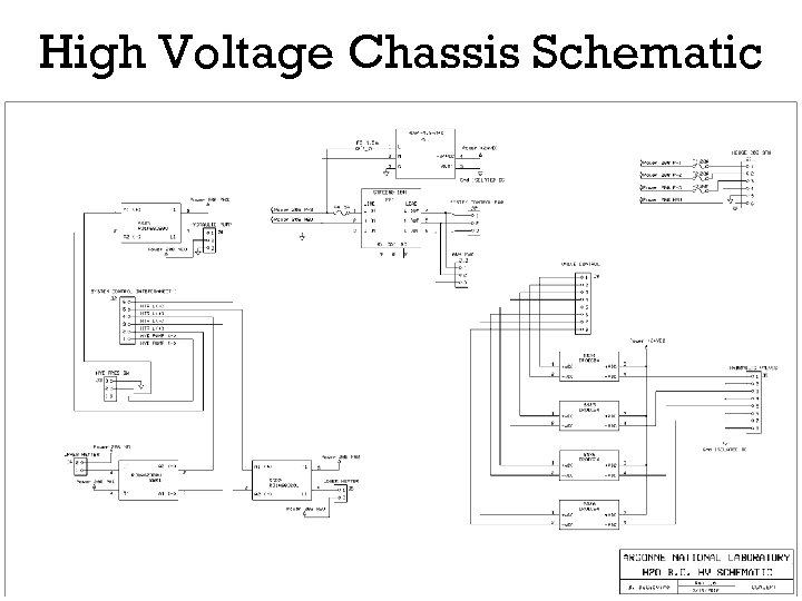 High Voltage Chassis Schematic 