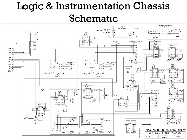 Logic & Instrumentation Chassis Schematic 