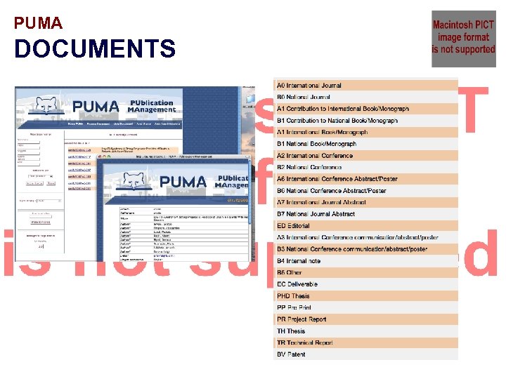 PUMA DOCUMENTS 