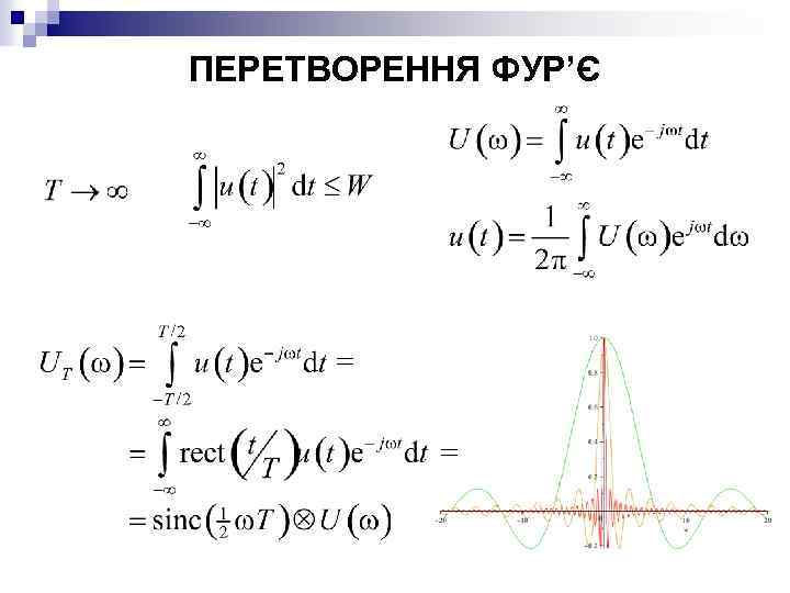 ПЕРЕТВОРЕННЯ ФУР’Є 