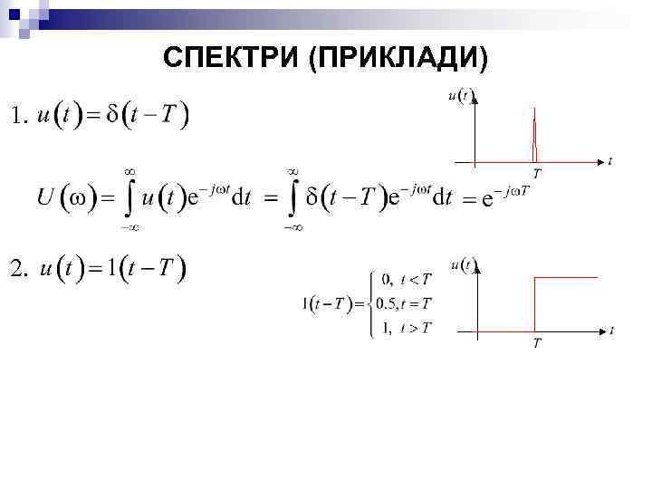 СПЕКТРИ (ПРИКЛАДИ) 1. 2. 