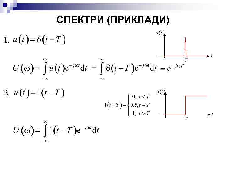 СПЕКТРИ (ПРИКЛАДИ) 1. 2. 