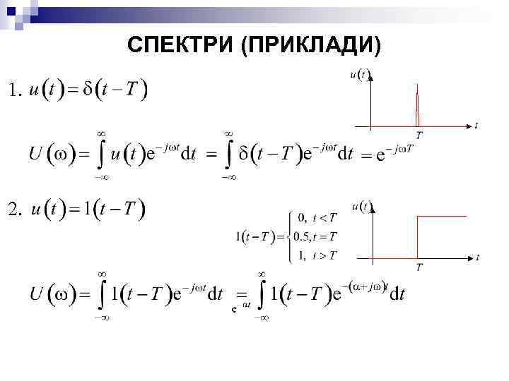 СПЕКТРИ (ПРИКЛАДИ) 1. 2. 