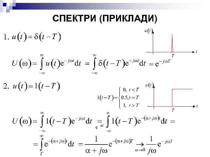 СПЕКТРИ (ПРИКЛАДИ) 1. 2. 