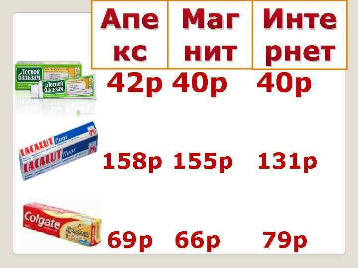 Апе Маг Инте кс нит рнет 42 р 40 р 158 р 155 р