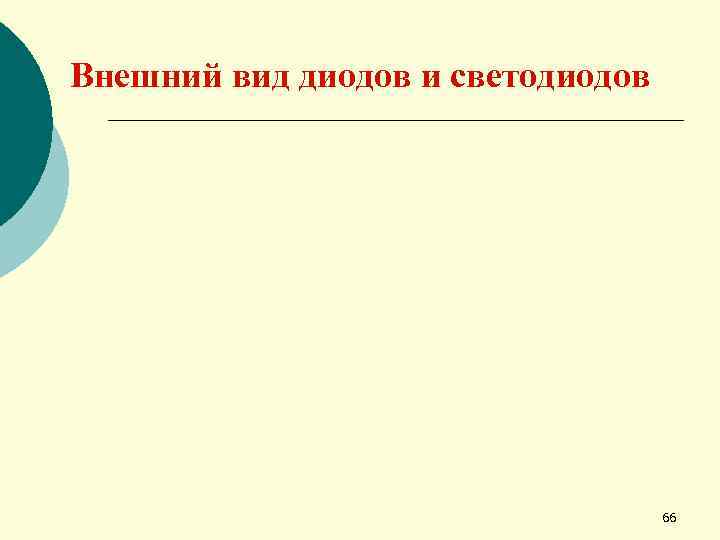Внешний вид диодов и светодиодов 66 