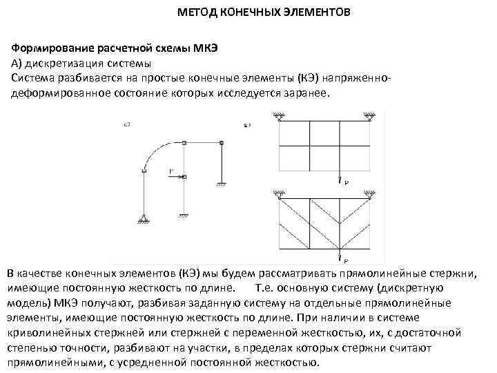 Расчет методом конечных элементов