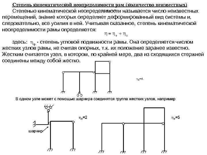 Степень статической неопределимости системы изображенной на рисунке равна