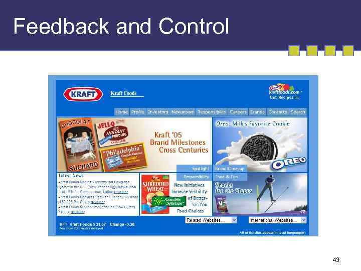 Feedback and Control 43 