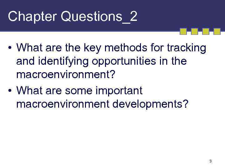 Chapter Questions_2 • What are the key methods for tracking and identifying opportunities in