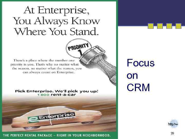 Focus on CRM 39 