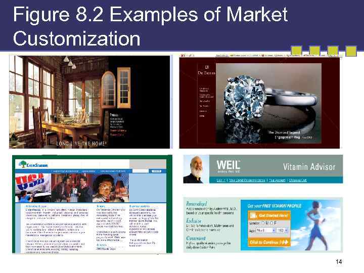 Figure 8. 2 Examples of Market Customization 14 