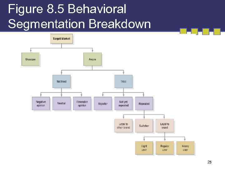 Figure 8. 5 Behavioral Segmentation Breakdown 25 