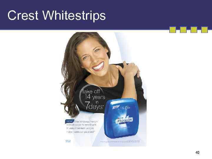 Crest Whitestrips 40 