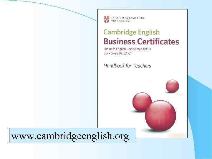 www. cambridgeenglish. org 