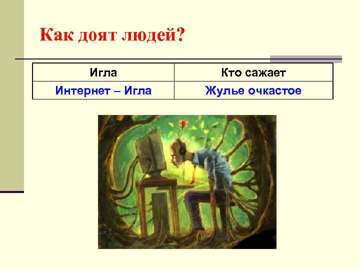 Как доят людей? Игла Кто сажает Интернет – Игла Жулье очкастое 