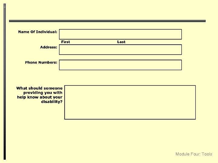 Module Four: Tools 