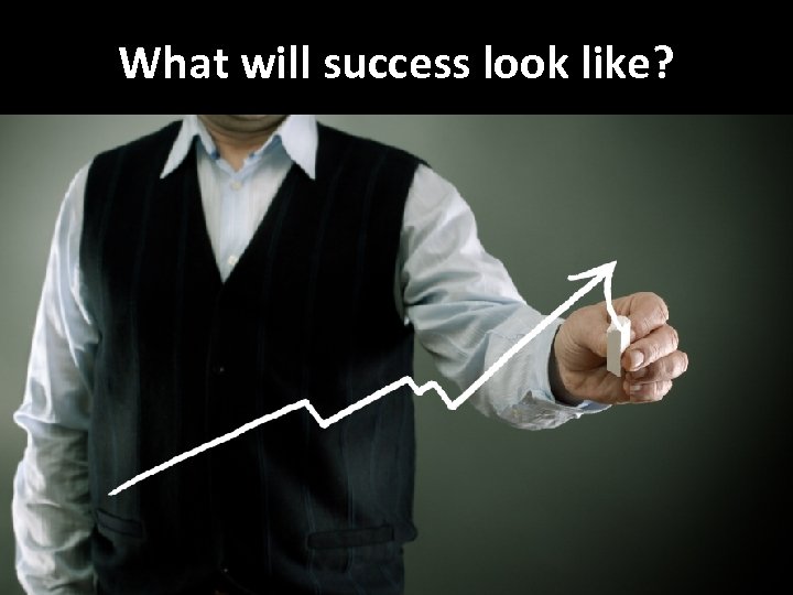 What will success look like? 38 