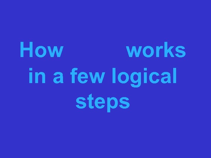 How GPS works in a few logical steps 