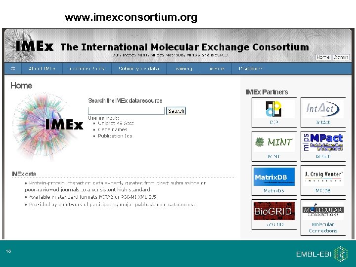 www. imexconsortium. org 18 