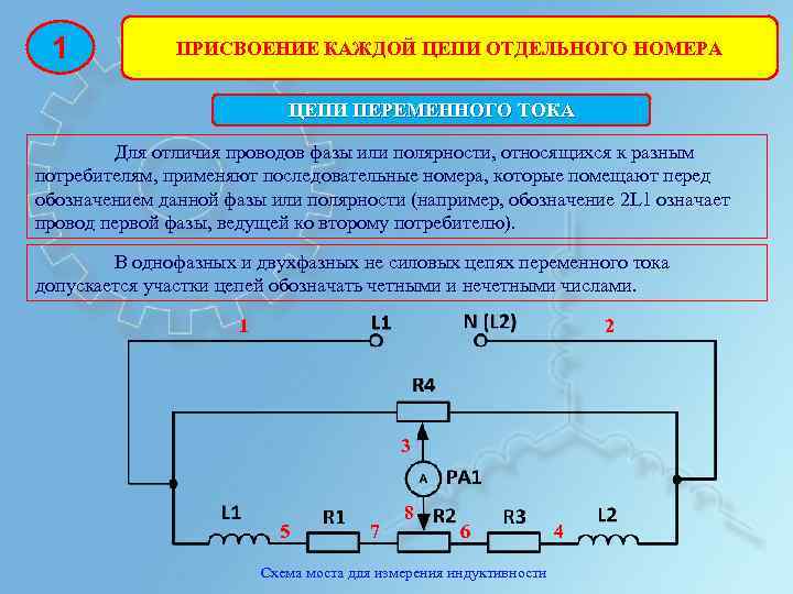 Схема участка цепи без эдс