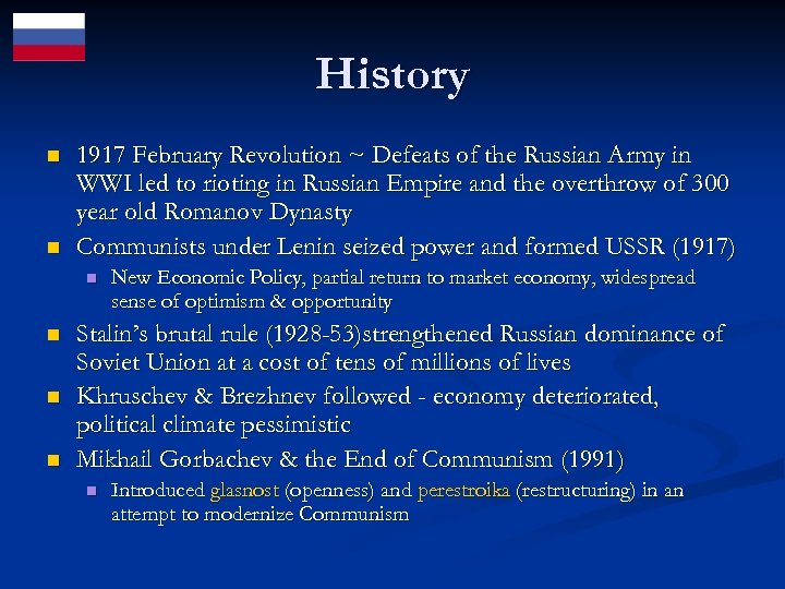 History n n 1917 February Revolution ~ Defeats of the Russian Army in WWI