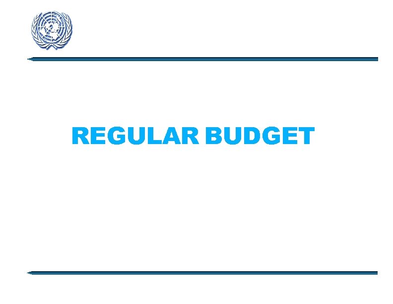 REGULAR BUDGET 