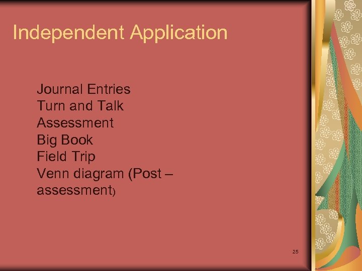 Independent Application Journal Entries Turn and Talk Assessment Big Book Field Trip Venn diagram