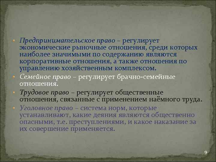 Для возникновения рыночных отношений важную роль играет наличие или отсутствие права план текста