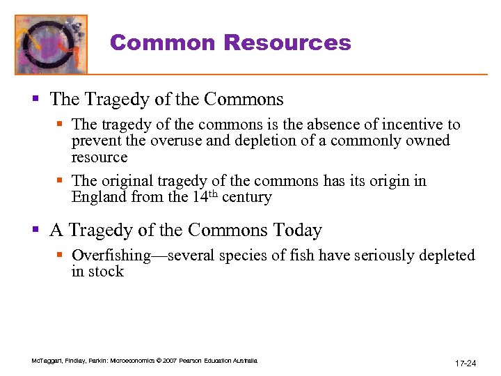 Common Resources § The Tragedy of the Commons § The tragedy of the commons