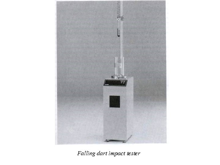 Falling dart impact tester 