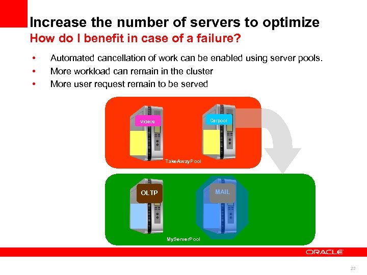 Increase the number of servers to optimize How do I benefit in case of