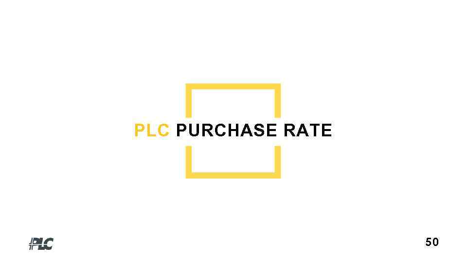 PLC PURCHASE RATE 50 