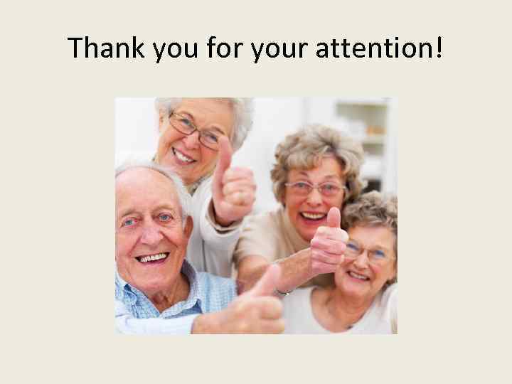 Thank you for your attention! 