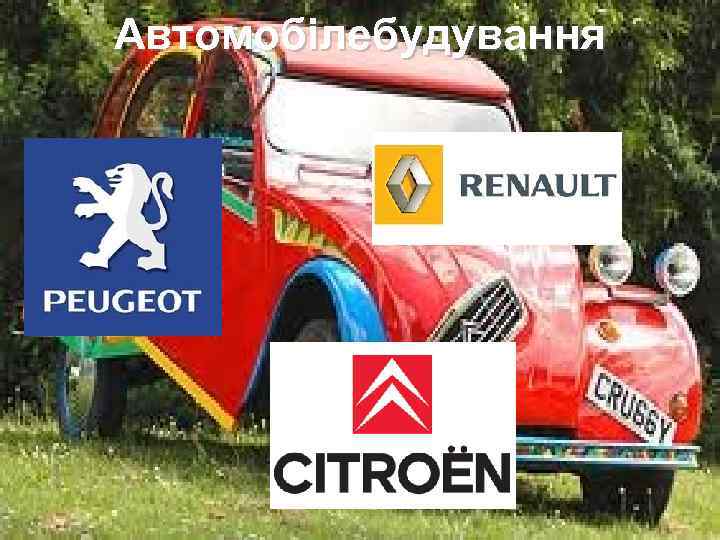 Автомобілебудування 