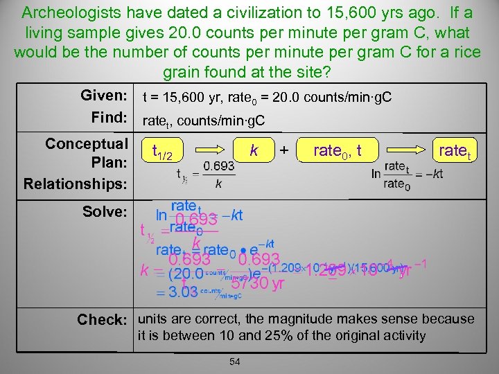 Archeologists have dated a civilization to 15, 600 yrs ago. If a living sample