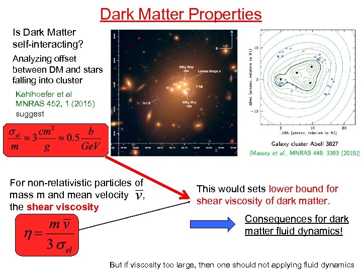 Dark Matter Properties Is Dark Matter self-interacting? Analyzing offset between DM and stars falling